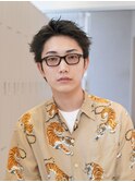 レイヤーカット スパイキーショート ニュアンスパーマ