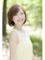 アース 流山おおたかの森店(HAIR&MAKE EARTH)&nbsp;飾らない雰囲気が好印象ボブ