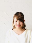 ヘアアレンジ 《ショート!シンプルで可愛い!》