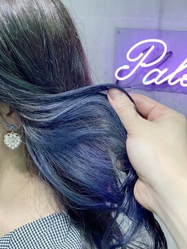 パレット 町田店(PALETTE) インナーカラー☆ネイビーブルー☆ 町田/町田駅/JR町田駅