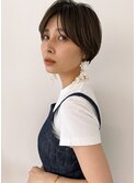 【大人女性なハンサムショート】
