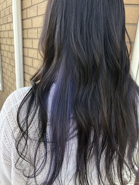 ピックアップ(Pick UP) インナーカラー×ブルー