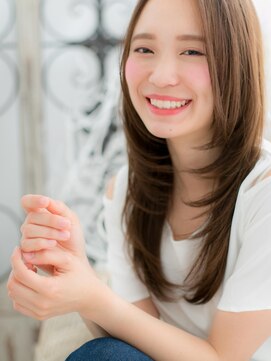 モッズヘア 越谷(mod's hair) ■シースルー艶カラーx小顔かきあげ前髪10-19★越谷20代30代40代