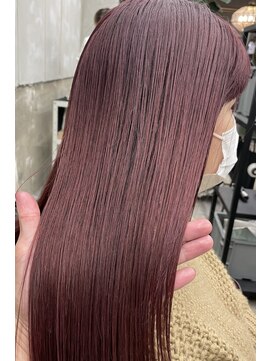 ザ デイ(THE DAY) ボルドーピンクカラーとロング