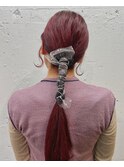 (stylistタカギマリエ)ロングヘアアレンジ