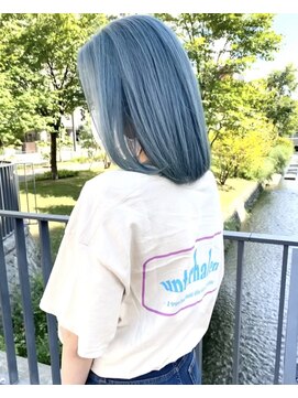 ワンスタイル(One style) ハイトーンカラー　水色