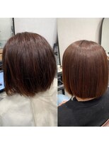 アッカ(ACCA by e.m.a)&nbsp;[ACCA]有働/丸みボブ縮毛矯正