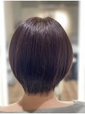 ナチュラルブラウン×大人ショート◎30代40代50代