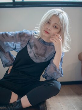 コットン 平塚店(Cotton) 【cotton平塚】カジュアルウルフ/プラチナカラー