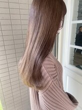 色落ちまできれいなのはラベンダーベージュ♪