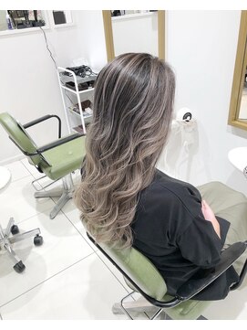 ルクール ヘアー プレジー(Le Coeur HAIR Plaisir) バレイヤージュ★白髪ぼかし★