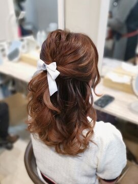 ヘアセットサロン ミント(Hair set salon MINT) ハーフアップ