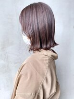 アルバム 渋谷パルコ(ALBUM) ラベンダーボブ_グレージュカラーボブウルフ_ba348012