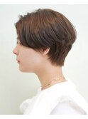 【後頭部ふんわり】大人ハンサムショート