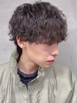 ロンド ローガン 名駅(Lond LOGAN) 波巻きスパイラルパーマ　メンズ　カット　眉毛