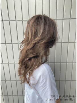 アーサス ヘアー サローネ 五井店(Ursus hair salone by HEADLIGHT) ＃ハイライト×イルミナカラー新色【beach】