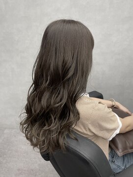 ファイブバイジエクト 堀江(FIVE by The Ect) ダブルカラー　ブリーチなしダブルカラー　グレージュカラー