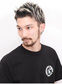 ダークアッシュブラックカルマパーマウルフベリーショート  442