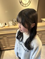 ヘアースタジオ エフ(Hair studio f) 茨木/顔まわりカット/サイドバング/韓国ヘア