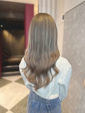 ガルボヘアー 名古屋栄店(garbo hair) ハイトーン10代20代プルエクステスモーキーグレー
