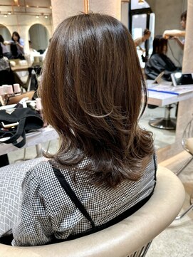 ロンド エスポワール 錦糸町(Lond espoir) ◯前髪イメチェンアンブレラカラーこなれミディウェーブパーマ