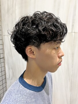 オーパスクリエ (OPUS CREER) 2ブロックショート×グランジパーマ！！