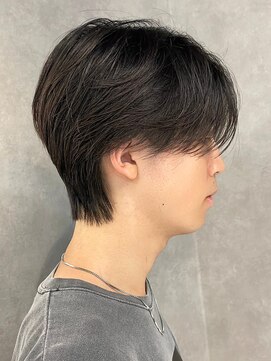 エルマーク 梅田(L-MARK) センターパートニュアンスパーマ韓国カルマパーマコンマヘア