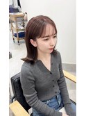外はねボブ_ラベンダーベージュ_担当 垣内_8714