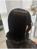 切りっぱなしボブ