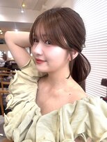 コート 表参道(Cote)&nbsp;顔まわりカット　もみれげ　前髪カット　レイヤースタイル