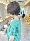 丸みショート◎30代40代50代/白髪ぼかし/グレージュ