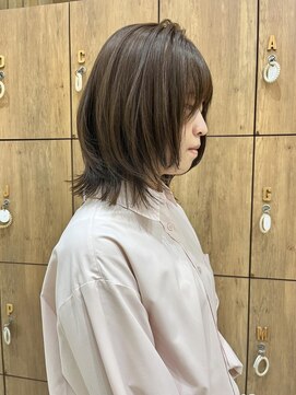 ラック 辻堂(LUCK) 【黒田】ブリーチなしオリーブベージュ