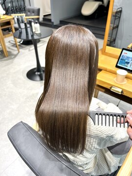 スリール(surire) 髪質改善カラー/マロンベージュ