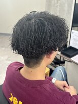 スウェル 稲毛店(Swell)&nbsp;MEN’S HAIR/ブルーブラック/フェザーパーマ/稲毛駅