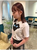 千葉駅/オリーブグレー/小顔/ココアベージュ