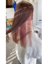 オリビアヘアー(OLIVIA HAIR) 髪質改善Trで叶えるインナーピンク