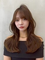 ロンドルーチェ 心斎橋(Lond luce)&nbsp;ダークアッシュ/ミディアムレイヤーカット［髪質改善/縮毛矯正］
