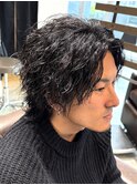 MEN’S HAIR/サーフカール/刈り上げセンターパート/北堀江☆