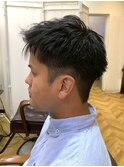 MEN’S/リバースセンターパート/ニュアンスパーマ/柏駅