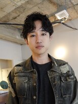 トッド(tod)&nbsp;メンズパーマ ルアパーマ フェザーパーマ ニュアンスパーマ 眉毛