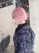 ラニヘアサロン(lani hair salon)&nbsp;ペールピンク/ピンクカラー/ハイトーン/ケアブリーチ/ボブ