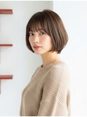 前髪ありショートボブ