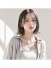 【人気No.1】カット+透明感カラー+Aujua4stepTR〈ケアプロ付き〉