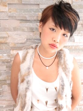 カーロ 白楽店(Caro) 2Wayショート/ユニセックス/ラフ/バイカラー/30代40代50代