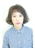 ゆるふわショートバングボブ