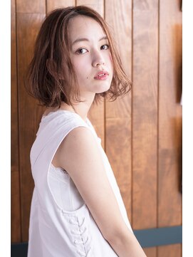 オリーブフォーヘアー(olive For hair) 切りっぱなし×ナチュラルボブ×無造作【olive for hair】