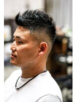 ワンワンオー バーバーショップ 博多店(@110 BARBER SHOP) イメチェン ビジカジツーブロック