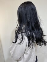 エル(EL by green)&nbsp;《tomi》ブルーグレー×ほつれロングスタイル