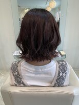 カイム ヘアー(Keim hair)&nbsp;ピンクパープル/セミディ/肩上ボブ/くびれヘア/20代30代40代