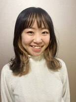 ピエドプールポッシュ(PiED DE POULE POCHE)&nbsp;フレーミングカラー×セミディ